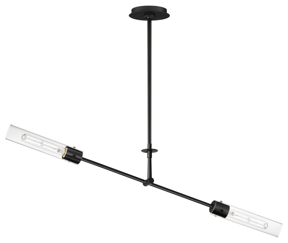 Maxim 26372CL Equilibrium 2 Light 42"W Multi Light Pendant - Black