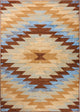 Well Woven Miami Alamo Southwestern Rug, Blue, 7'10x9'10"
