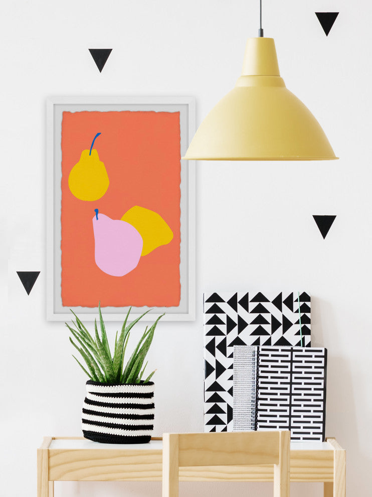 "Juicy Pears" Framed Painting Print, 8x12
