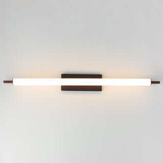 ET2 E24938 Joist 5" Tall LED Wall Sconce - Walnut / Black