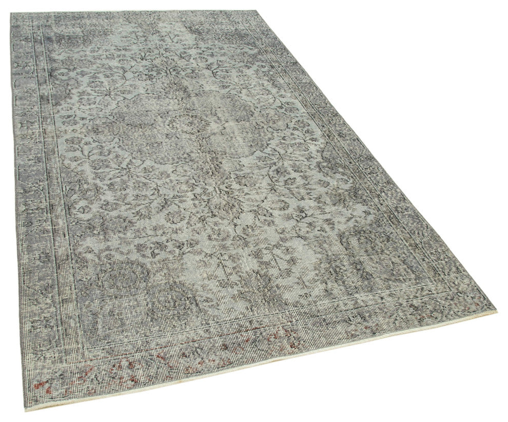 Rug N Carpet - Handwoven Turkish 4' 9" x 8' 2" Wool Overdyed Area Rug