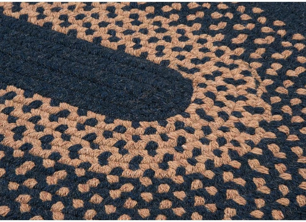 Colonial Mills Madison MD54 Blue Moon Traditional Area Rug, Round 6'x6'