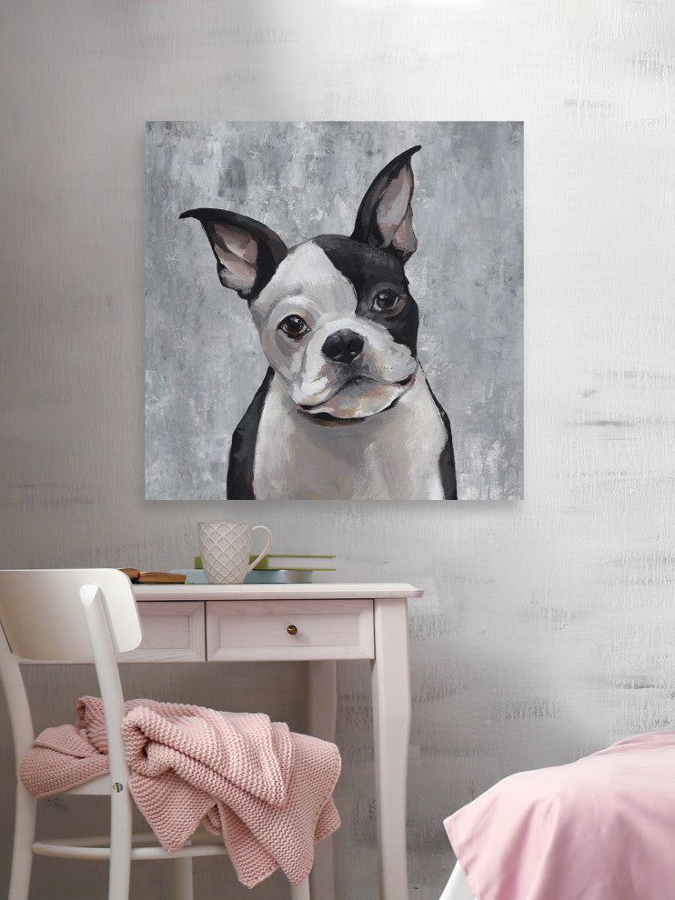 "Curious Ulysses" Painting Print on Wrapped Canvas, 18x18