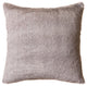 Faux Fur Throw Pillow 18"X18" (Cover Only), Grey Mink Plush Rabbit Hair