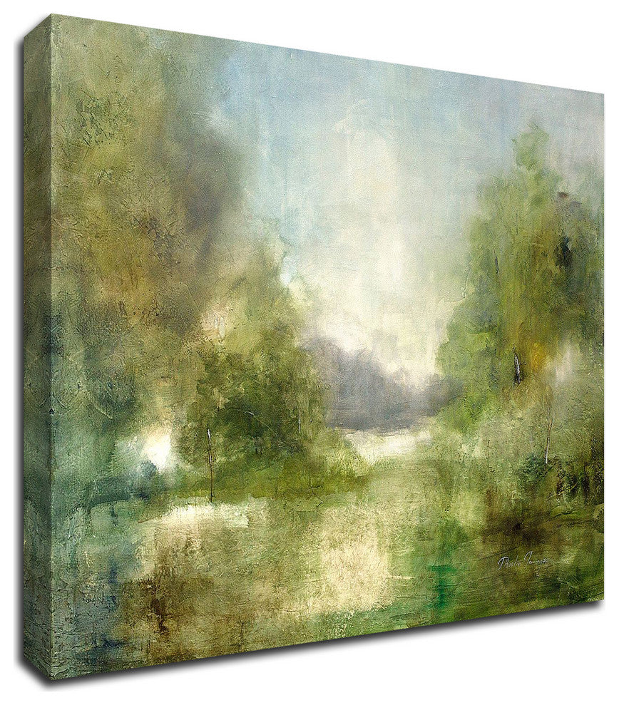Our Sunday Hike by J Austin Jennings, Print on Canvas, 30"x24"