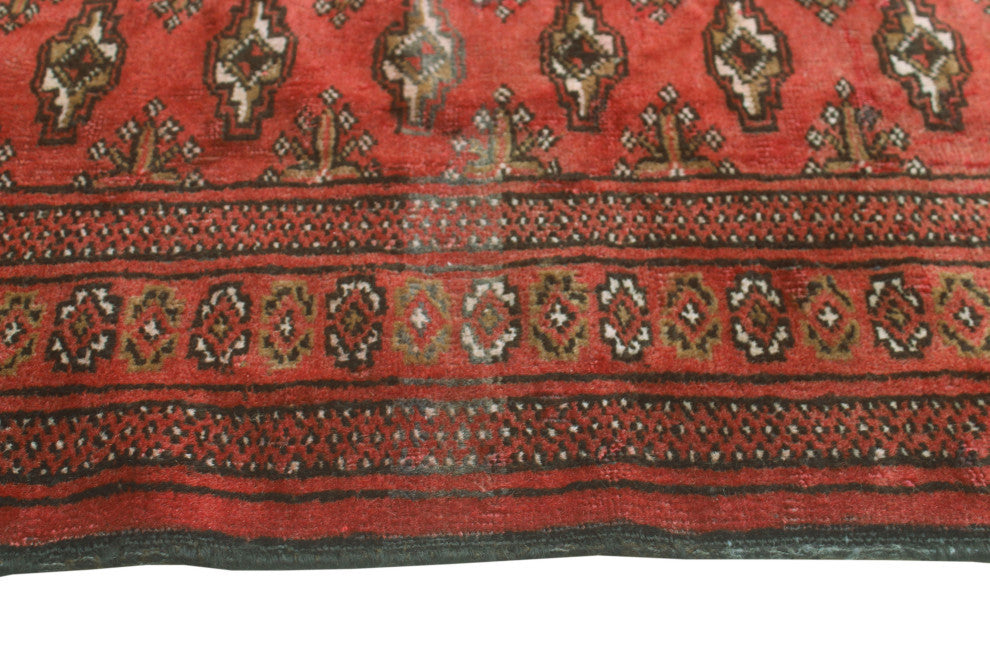 Semi-Antique Aleidis Red/Charcoal Rug, 3'9x5'3
