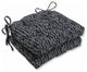 Herringbone Night Outdoor Deluxe Tufted Chairpad Set of 2