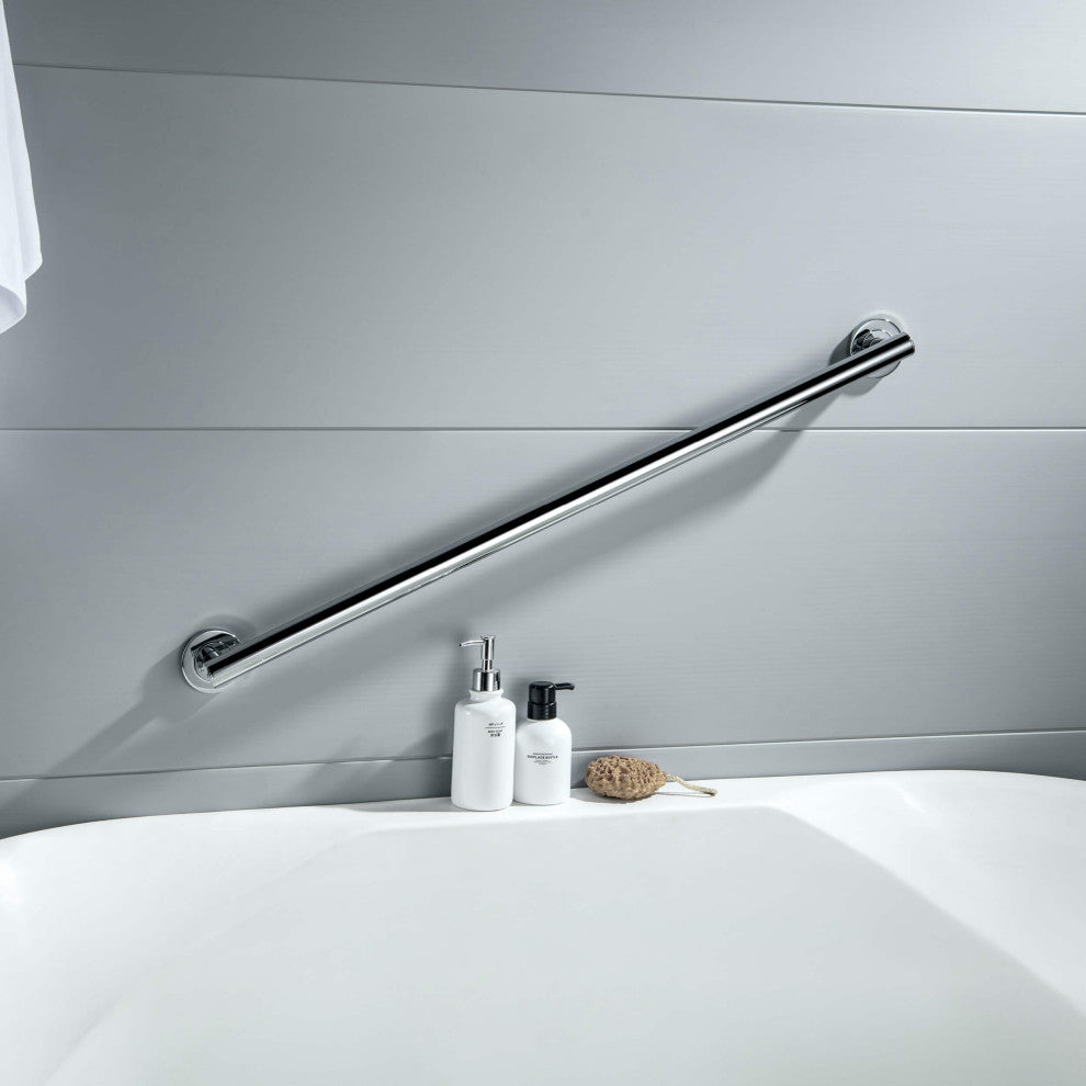 36" Stainless Steel Bathroom Safety Grab Bar, Chrome