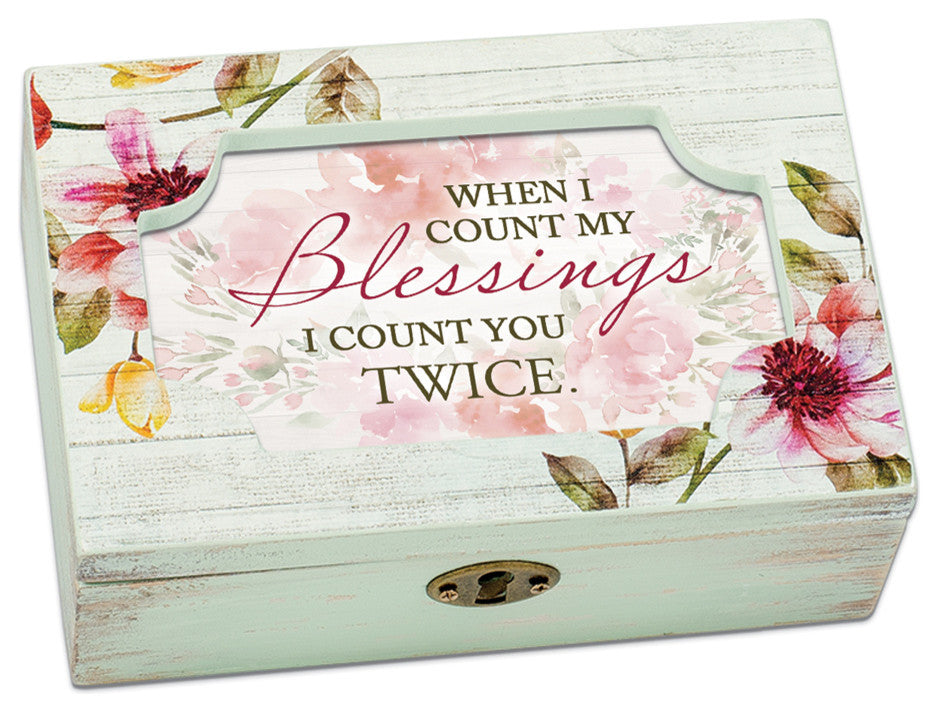 Music Keepsake Box Count Blessings You Twice