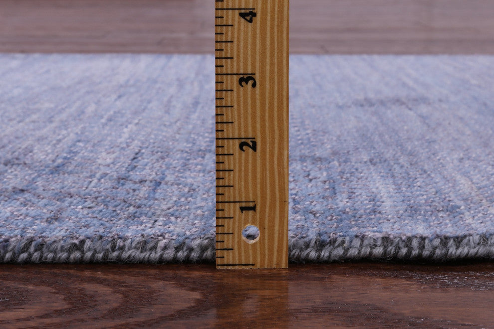 Runner Savannah Grass Wool and Silk Hand Knotted Rug 2' 8" X 7' 10" Q11944