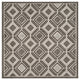 Safavieh Amherst Amt433C Outdoor Rug, Grey/Light Grey, 7'0" X 7'0" Square