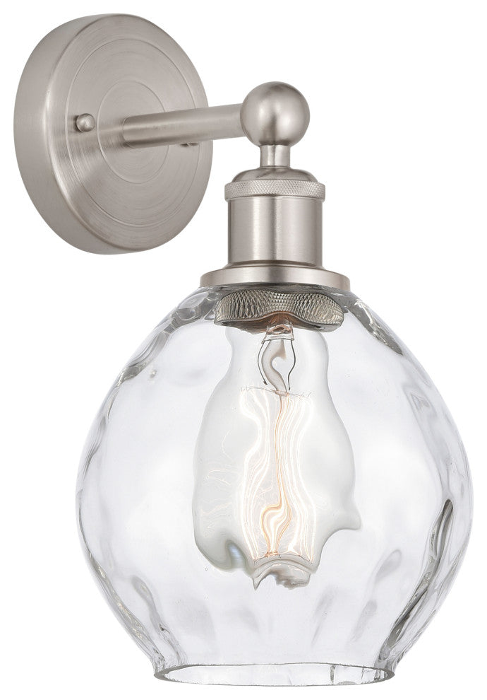 Innovations 616-1W-SN-G362 Waverly 1 Light 6" Sconce, Brushed Satin Nickel