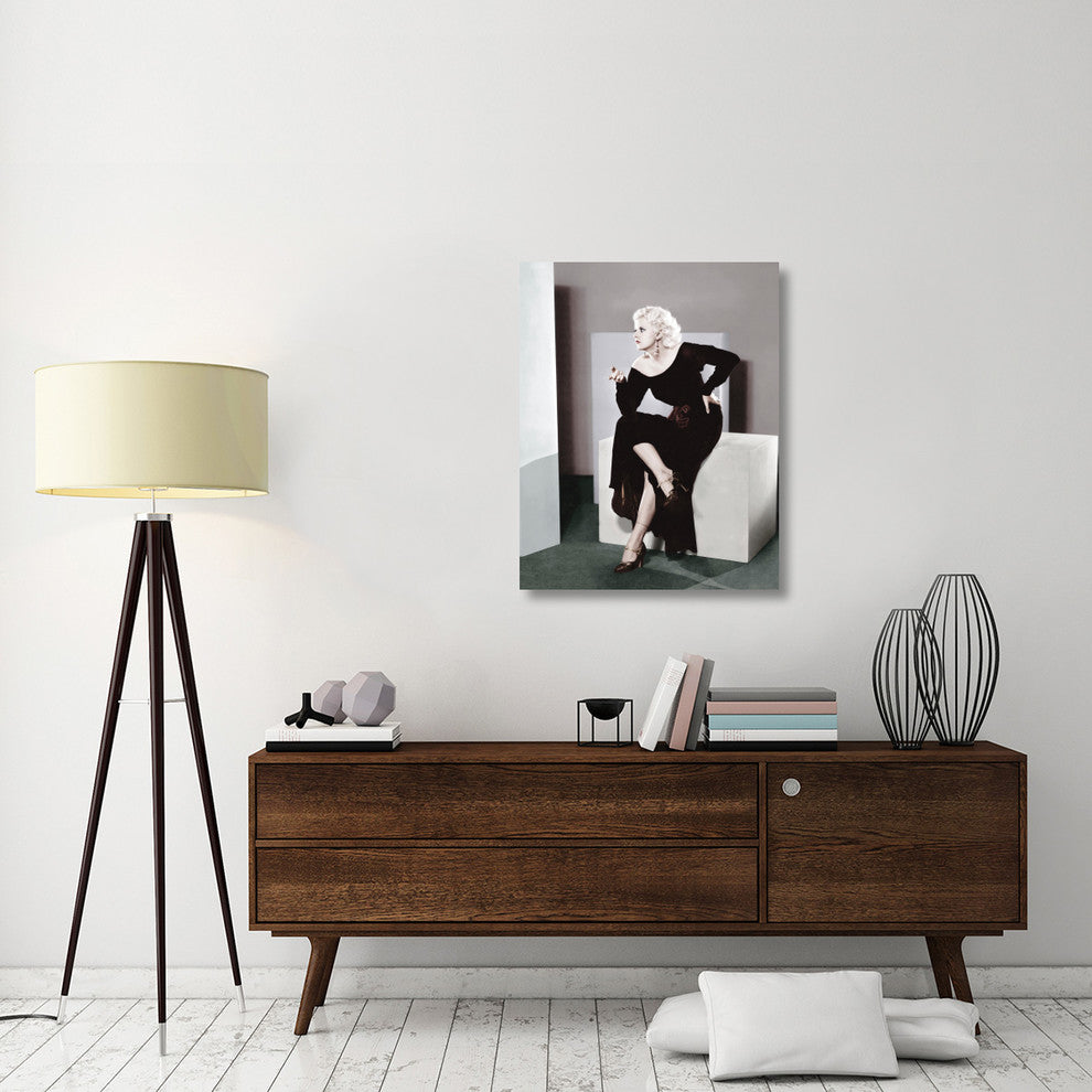 "Jean Harlow" Stretched Canvas Giclee by Hollywood Photo Archive, 28x36"