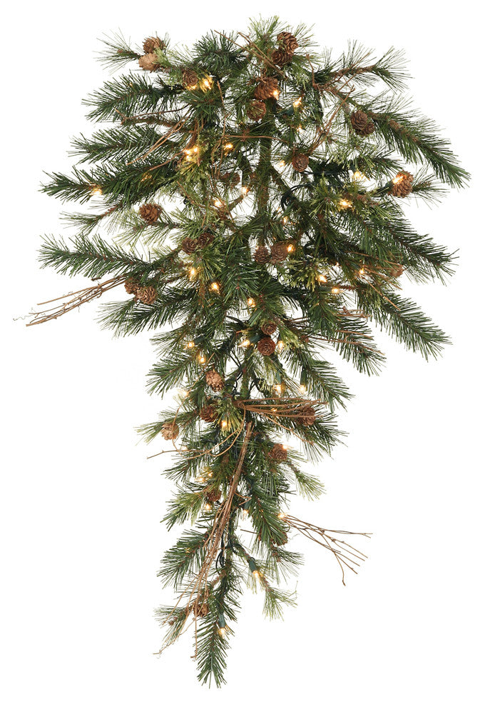Vickerman Mixed Country Christmas Teardrop 50 Clear, 36"