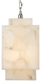 Borealis Alabaster Cube 1-Light Pendant