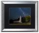 Michael Blanchette 'Chapel Lights' Art, Silver Frame, Black Mat, 20x16