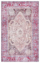 Safavieh Tucson TSN132 Rug Machine-Washable, Beige/Red, 3'x5'