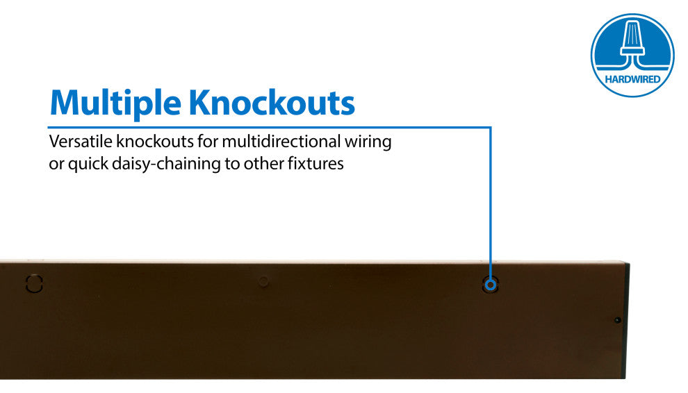 NUC-5 Series Selectable LED Under Cabinet Light, Oil Rubbed Bronze, 30