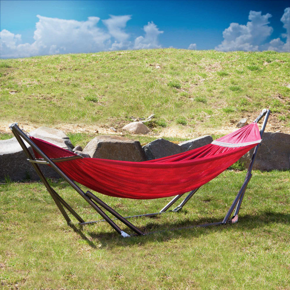 EZ Daze Hammock, Stand, Red