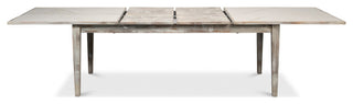 Butterfly Gray Extendable Dining Table Seats 10 People