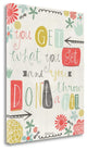 "Dont Throw A Fit" By Katie Doucette, Giclee Print on Gallery Wrap Canvas