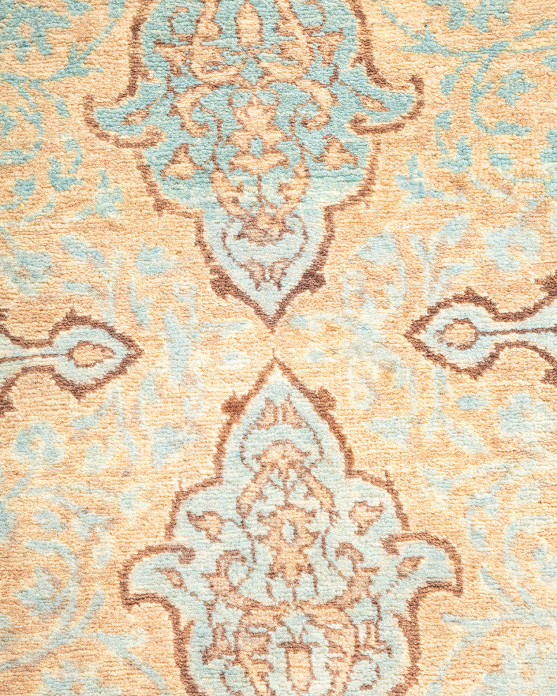 Ujjain, One-of-a-Kind Hand-Knotted Area Rug Brown, 3'0"x9'1"