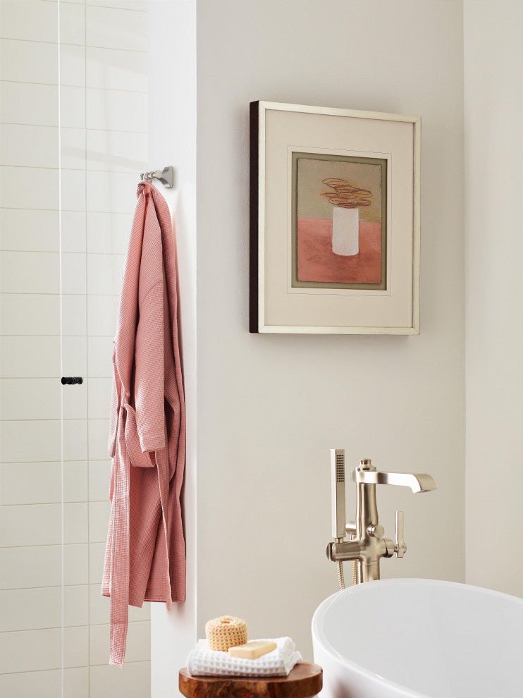 Davenport Transitional Double Robe Hook, Brushed Nickel