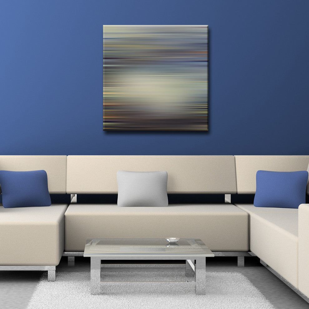Ready2HangArt ''Blur Stripes III'' Canvas Wall Art, 20 in. Highx20 in. Wide
