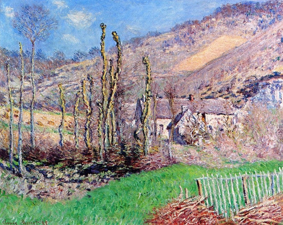 Claude Oscar Monet Winter Landscape at the Val de Falaise Wall Decal