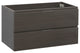 Valencia Wall Hung Bathroom Cabinet, Gray Oak, 36"