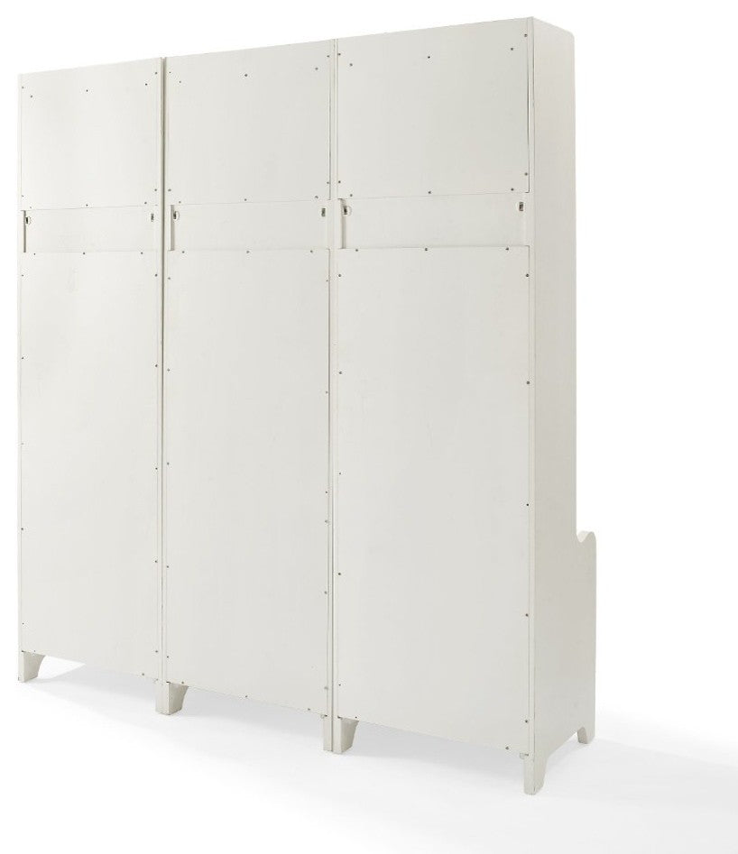Fremont 3-Piece Entryway Kit, 3 Towers, White