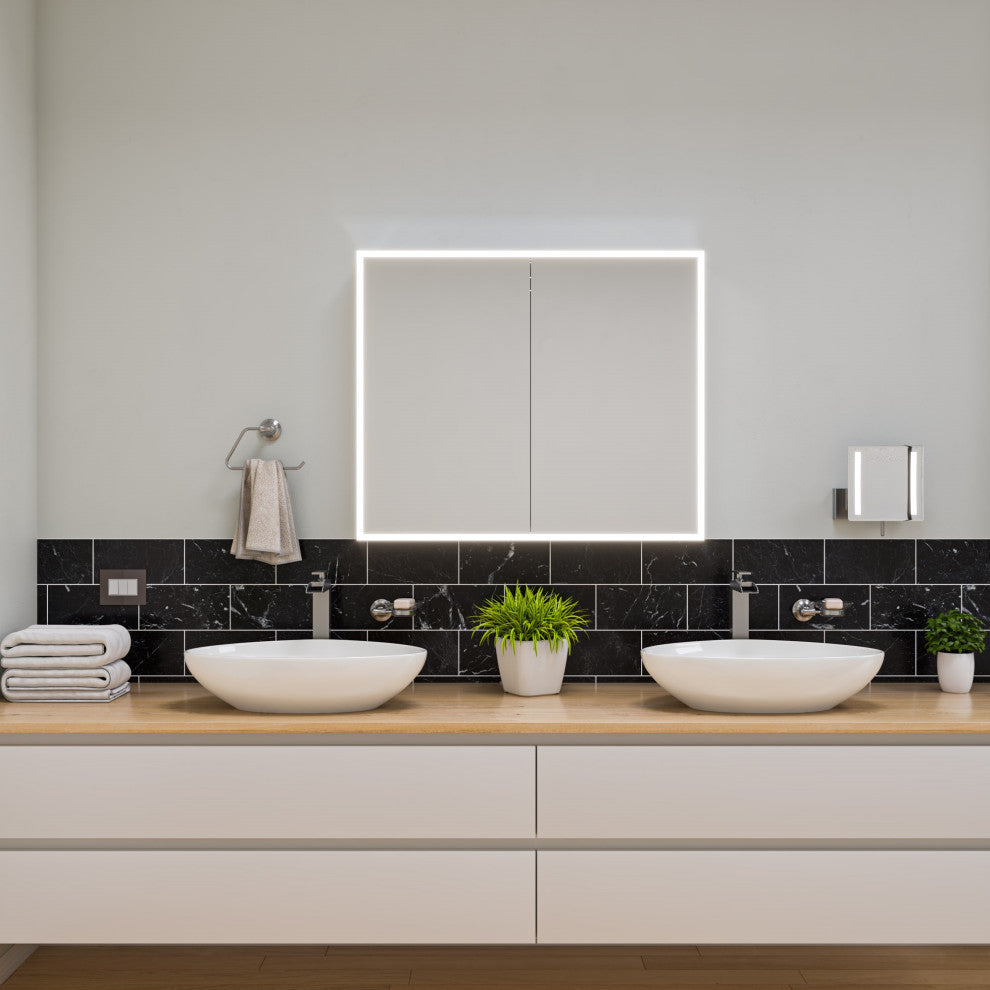 White 23" Fancy Above Mount Ceramic Sink