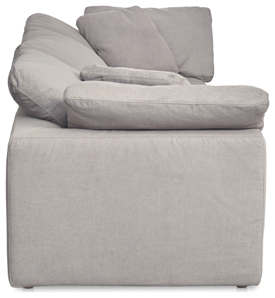 Clay Modular Sofa Performance Fabric, Grey