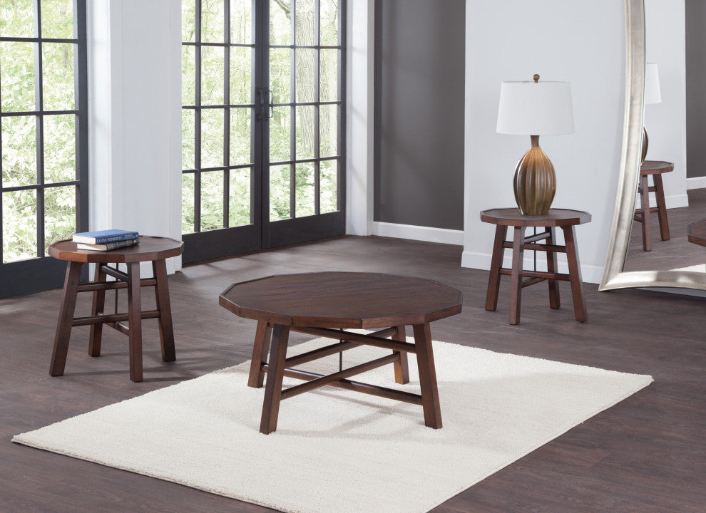 Paisley Cocktail Table Brown