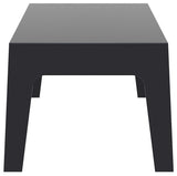 Compamia Box Outdoor Coffee Table, Black