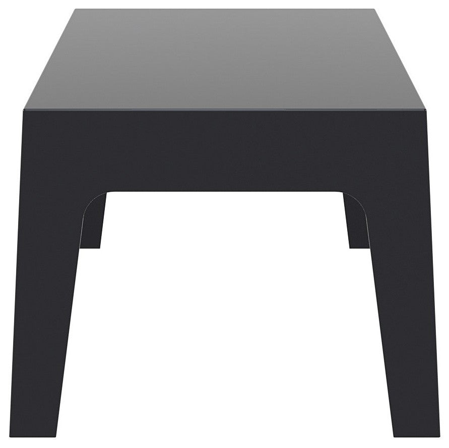 Compamia Box Outdoor Coffee Table, Black