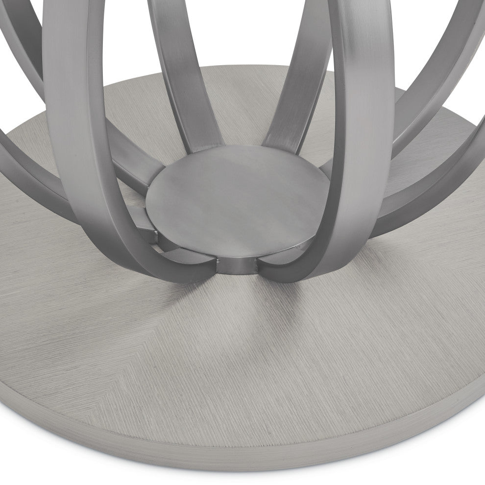 Eclipse Round Dining Table - Moonlight Gray