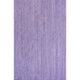 Nuloom Rigo Hand Woven Farmhouse Jute Rug, Purple 6' x 9'