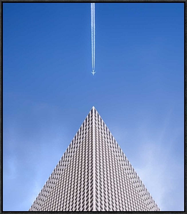 "Up And Down" Framed Canvas Giclee by Nadav Jonas, 27x31"