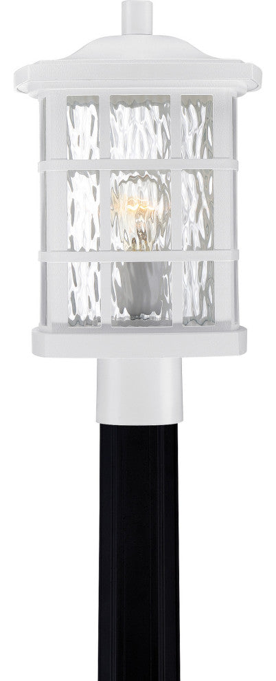 Quoizel SNN9009 Stonington 1 Light 17" Tall Post Lantern - Fresco