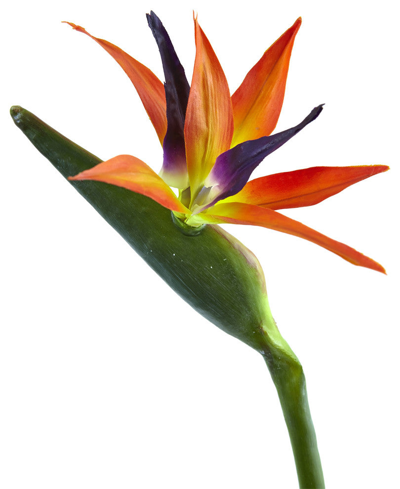 35" Bird of Paradise Artificial Flower, Set of 4