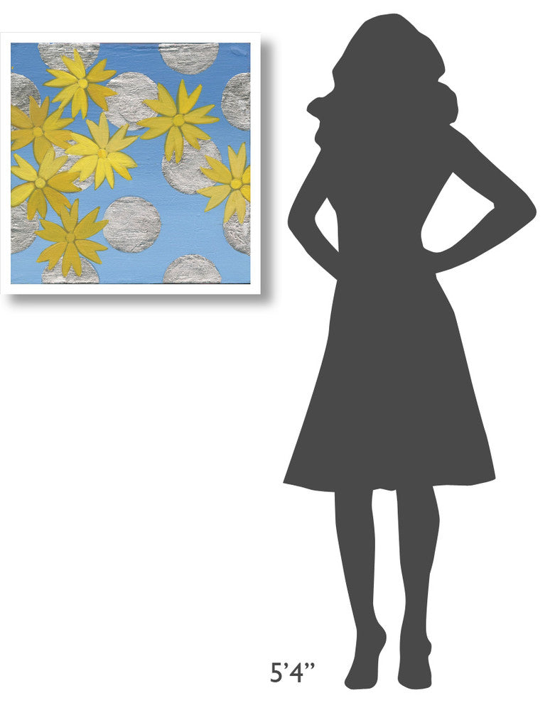 "Coreopsis III" Digital Paper Print by Kathrine Lovell, 26"x26"