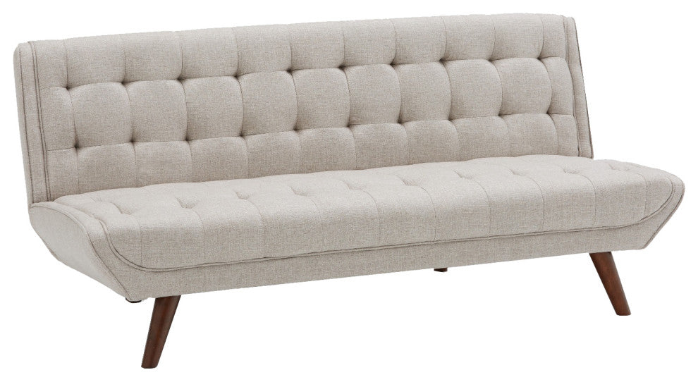 Urban Tufted Sofabed Soft Fabric, Beige