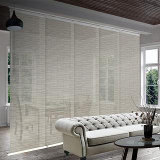 Eliana 5-Panel Track Extendable Vertical Blinds 58-110"W