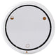 Universal Deep Soak Round Replacement 2-Hole Bath Overflow Cover, White
