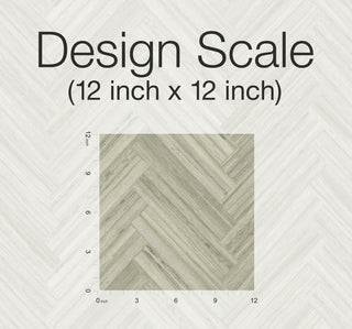 Hermosa Herringbone Brown Peel and Stick Wallpaper