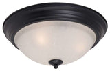 Maxim Lighting 2-Light Flush Mount in Black - 5841ICBK