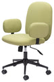 Computer Work Chair, Metal Steel, Olive Green, Black, Home Business Office