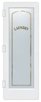 Laundry Door - Classic Arched Capitals - Primed - 32" x 96" - Book/Slab Door
