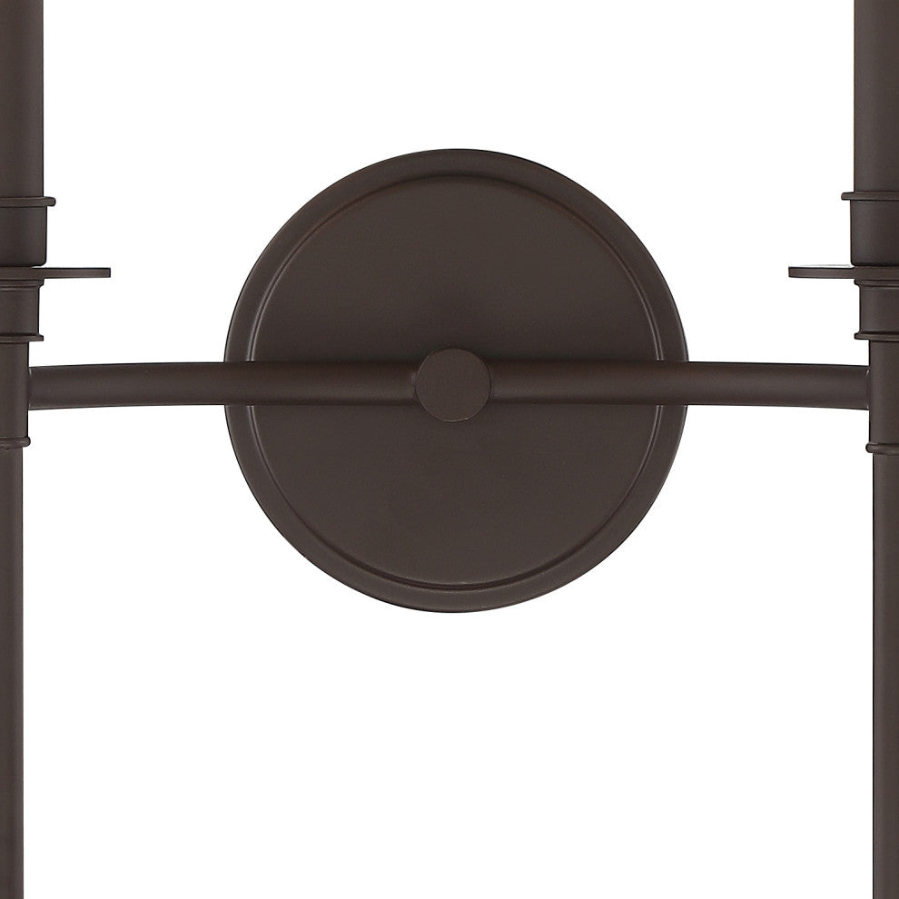 Elight 2 Light Dark Bronze Wall Mount